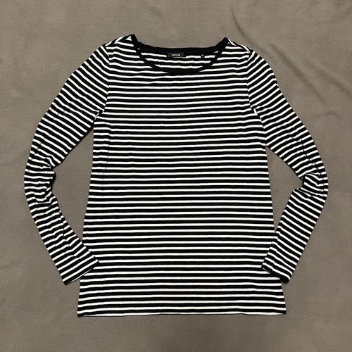 Opus shirt schwarz weiß - shirt,
