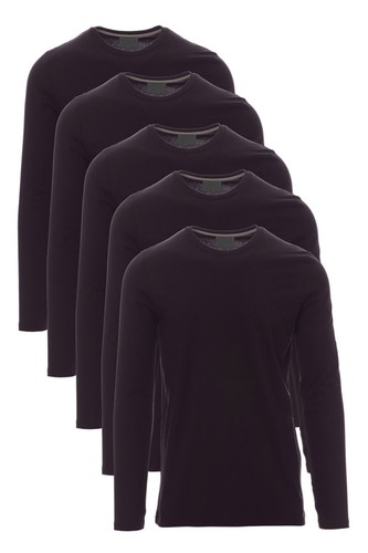 5er pack herren langarmshirt - 5er,