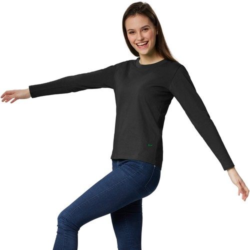 Damen longsleeve lange ärmel - lange,