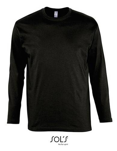 Langarm shirt rundhals - t-shirt,