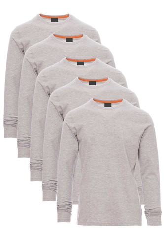 5er pack herren - 5er, langarmshirt