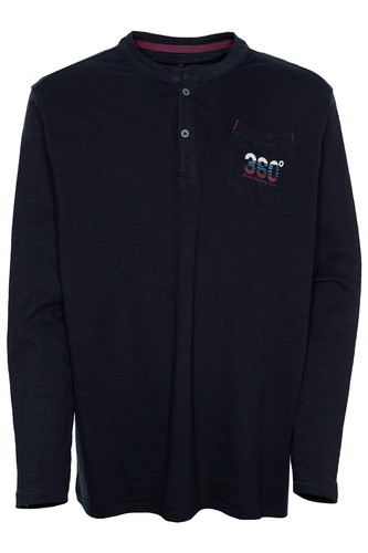 Kitaro longsleeve henley - longsleeve,