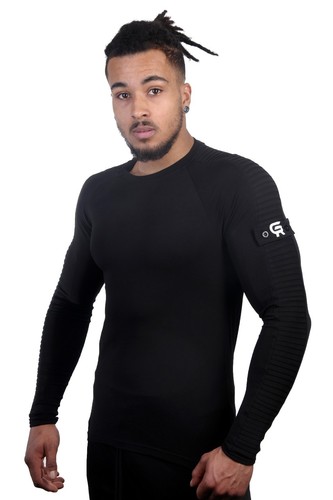 Muscle fit longsleeve herren - longsleeve,